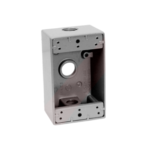 CAJA DE PASE CONDUIT RECTANGULAR DE 1/2